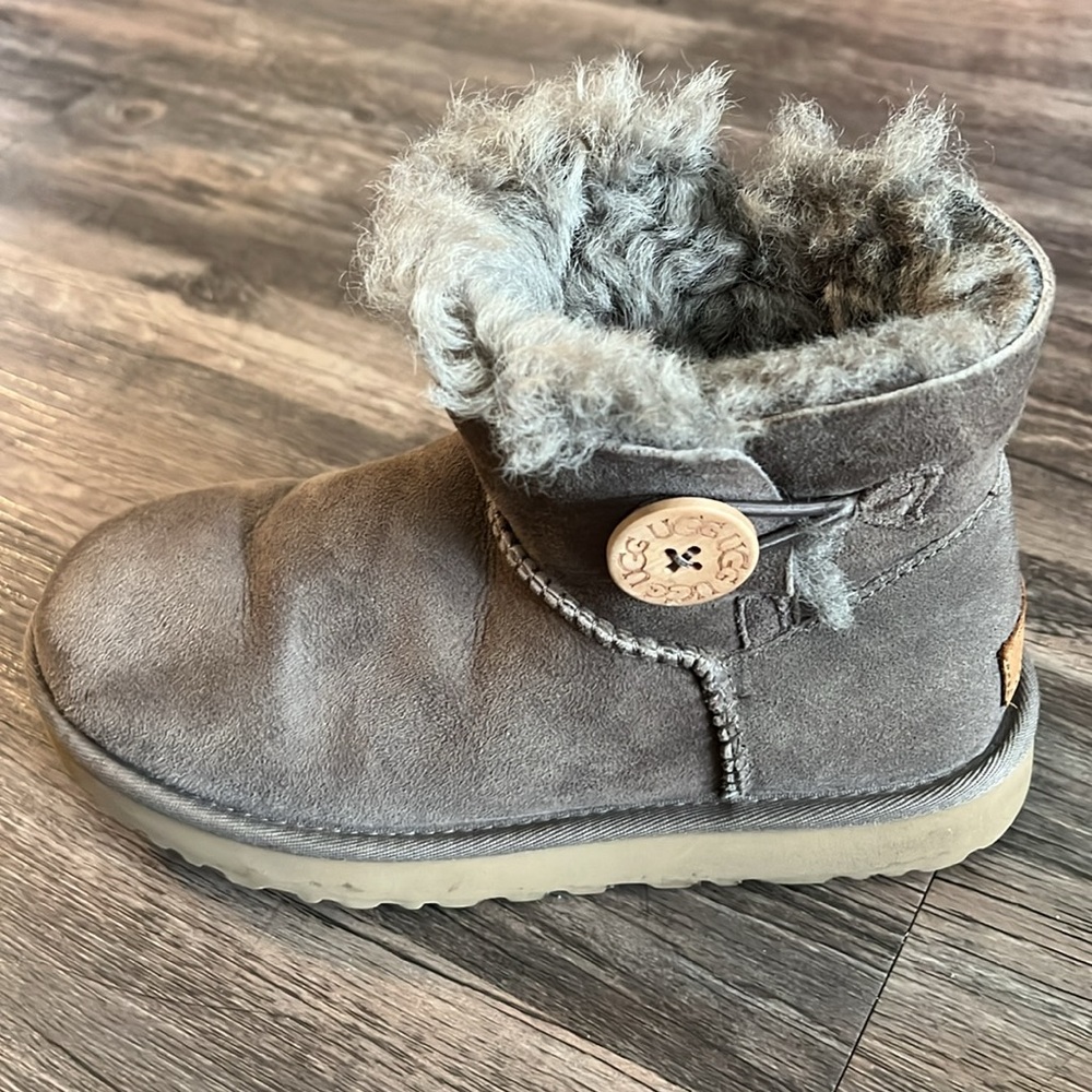 Ugg Gray Bailey Button Short Boots - image 3